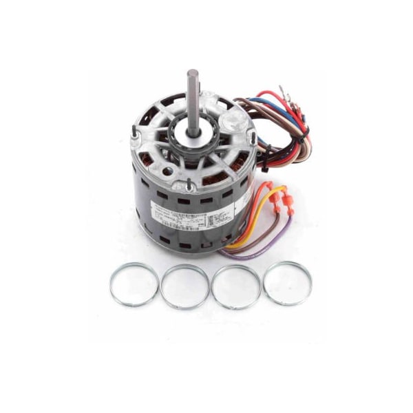 A.O. Smith Genteq Direct Drive Motor, 1/2 HP, 1075 RPM, 115V, OAO, 48 Frame, Resilient Rings 3587 - main